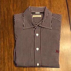 Burberry Brit trim fit check dress shirt